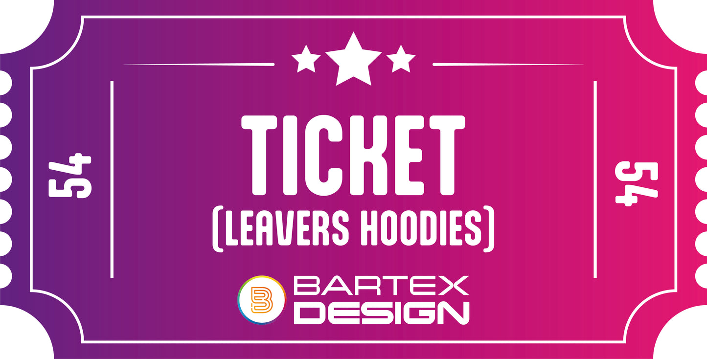 Leavers Hoodies Raffle Ticket - No. 54