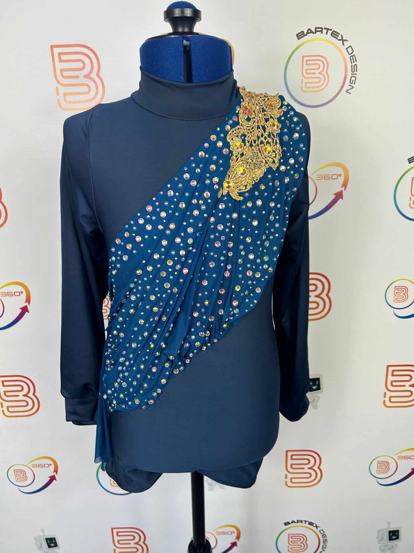 Boys Navy Blue Lyrical Costume