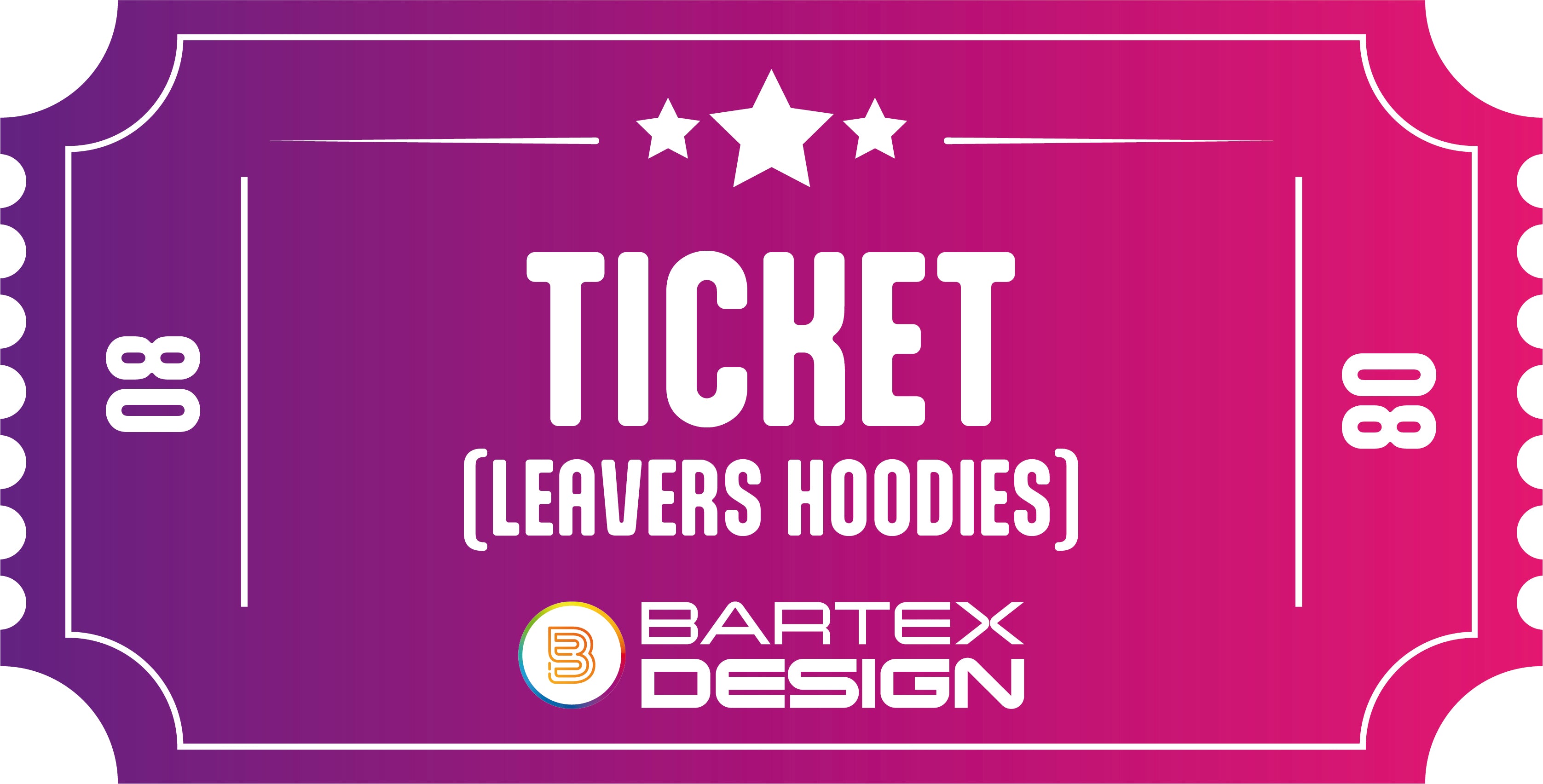Leavers Hoodies Raffle Ticket - No. 8 – Bartex Design Shop