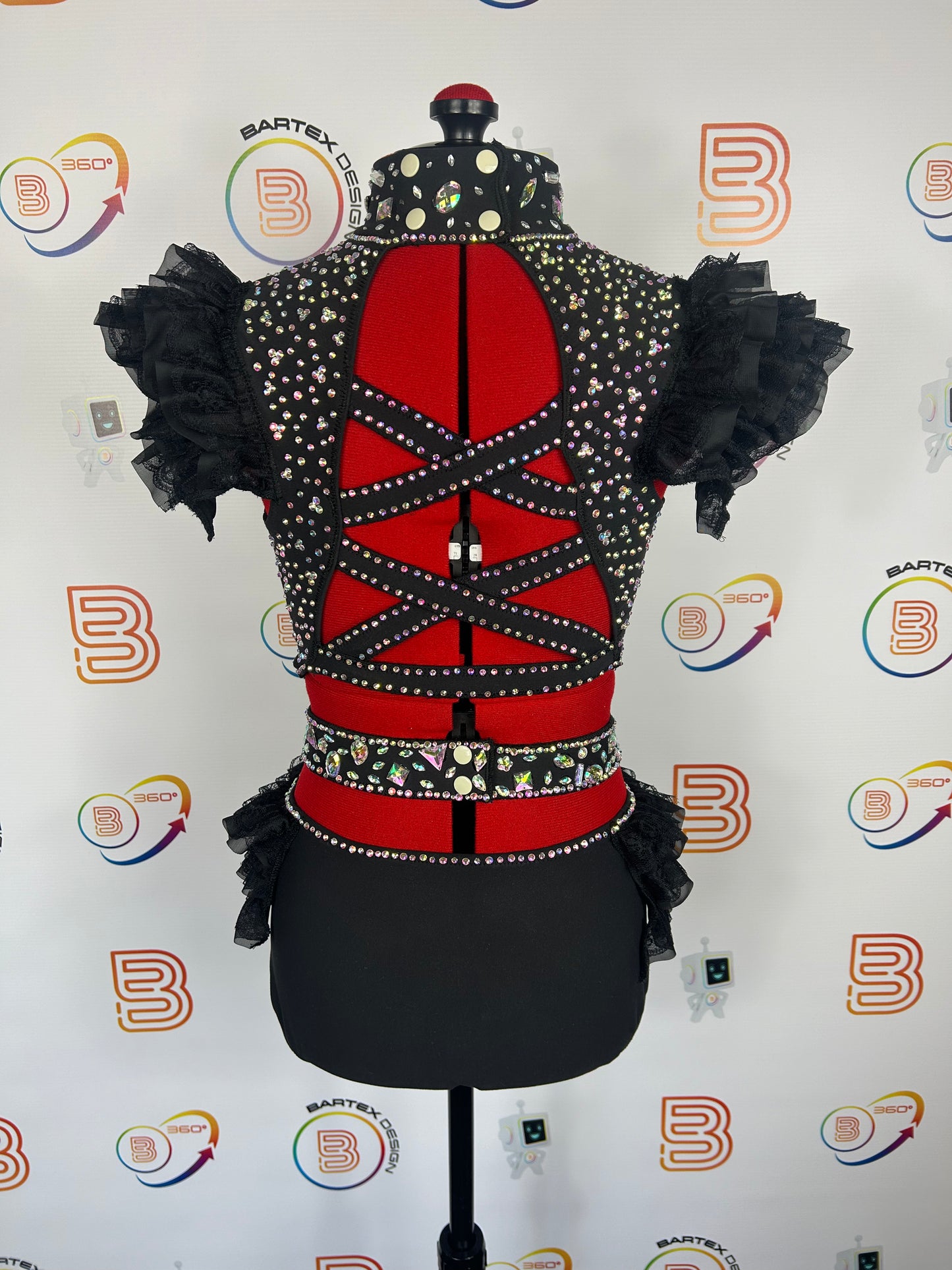 Black Diva Dance Costume