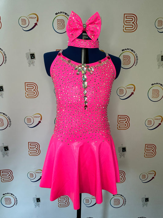 Hot Pink Shine Costume – approx. Age 10