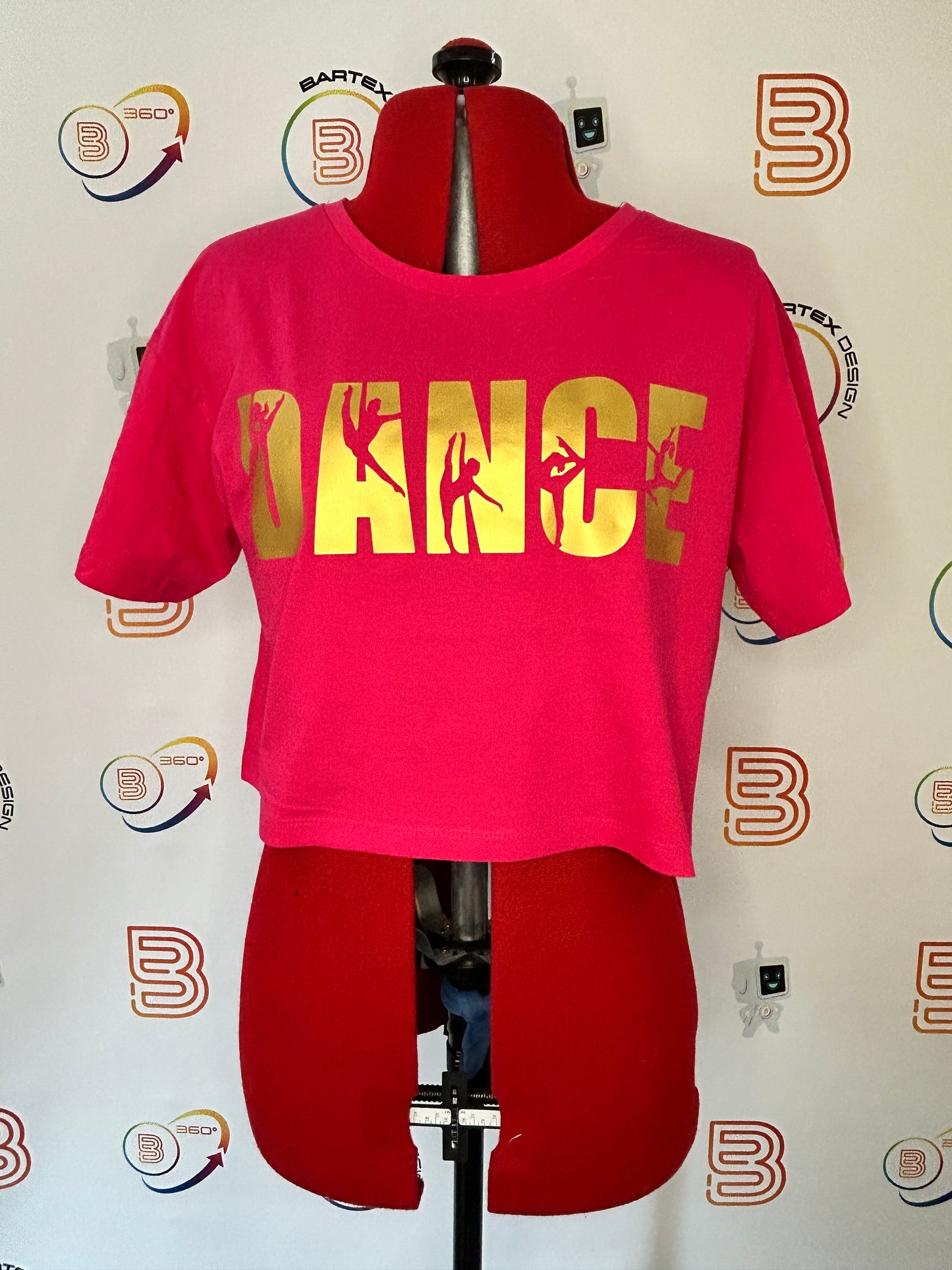 Adult Small Hot Pink Crop Top - Dance