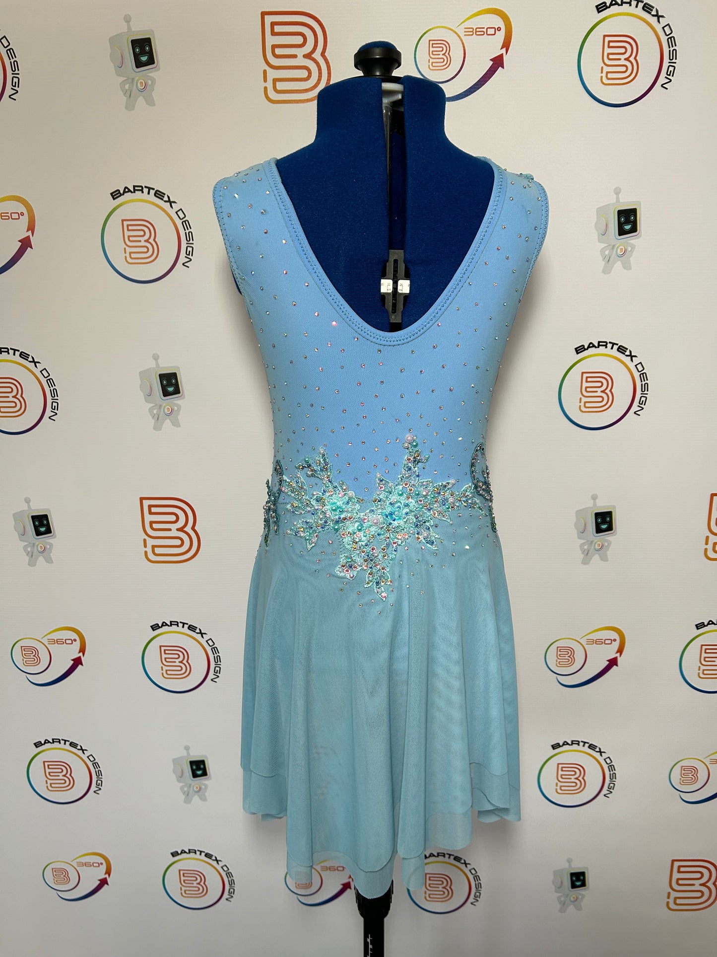 Pale Blue Lyrical Costume