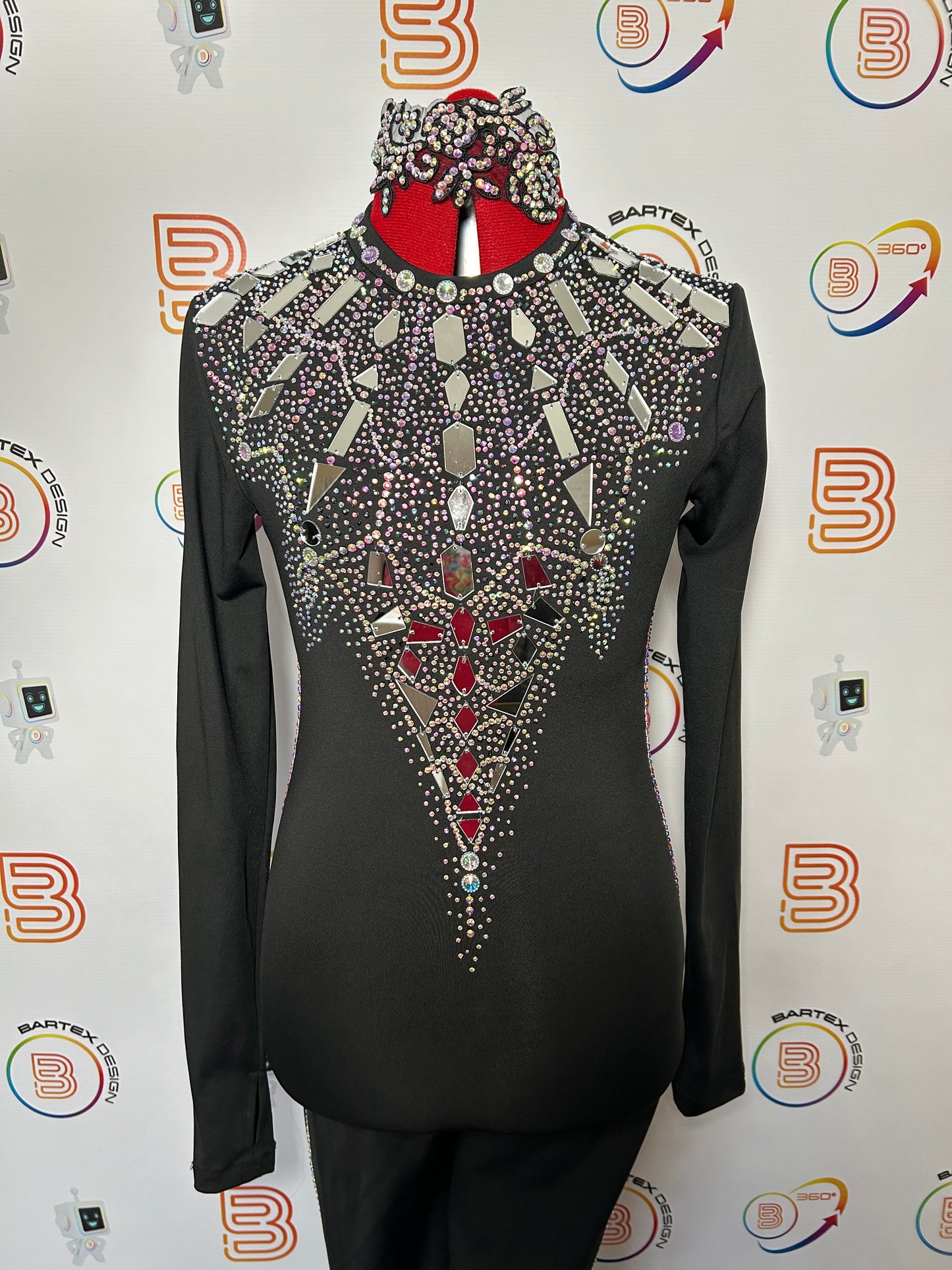 Black Catsuit Dance Costume