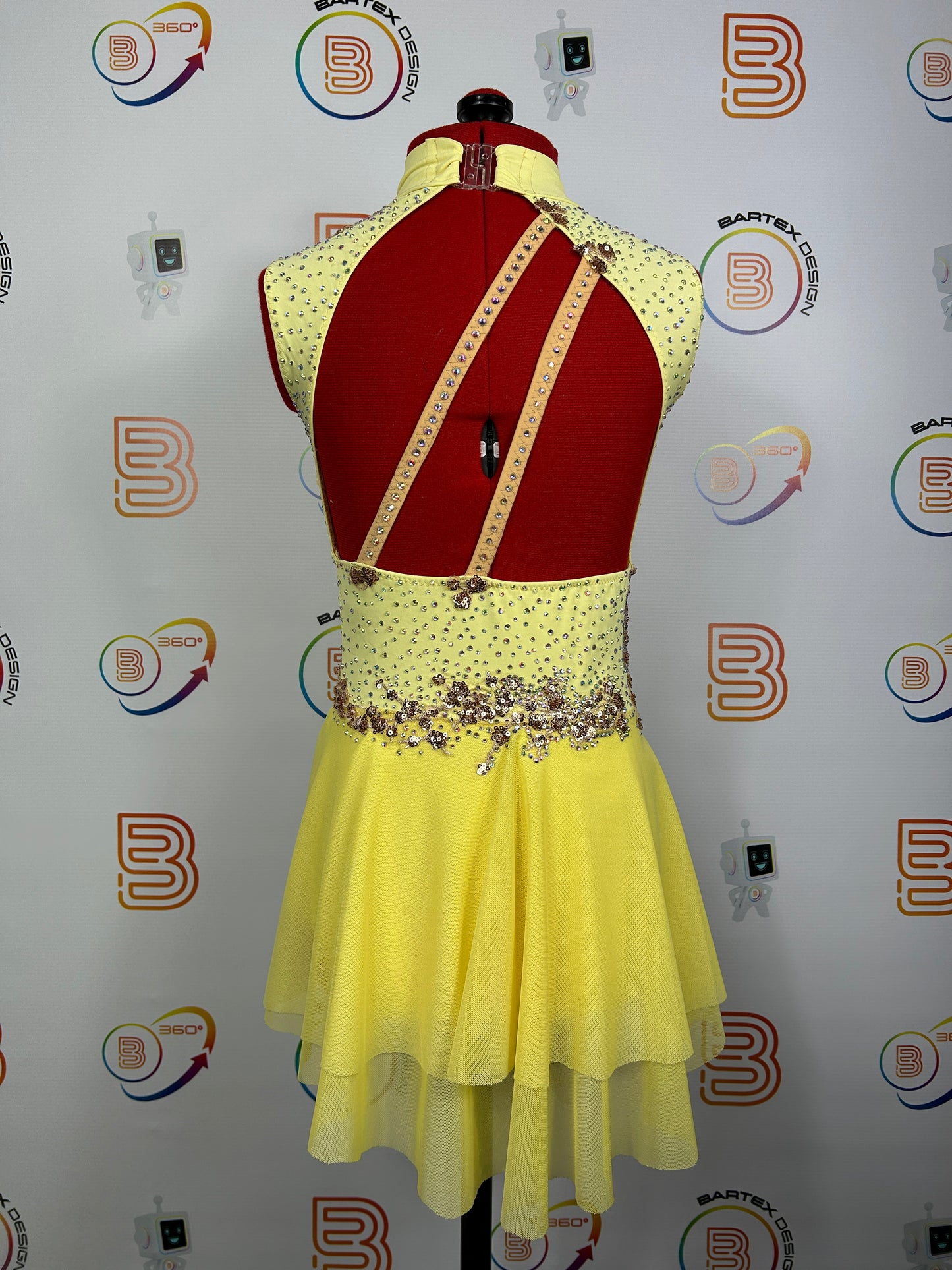 Yellow Sparkle Lyrical Costume – approx. Age 12