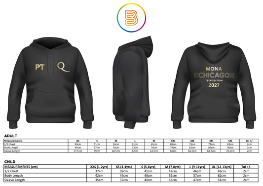 The Queens School Chester Senior Show Pullover Hoodie 2027
